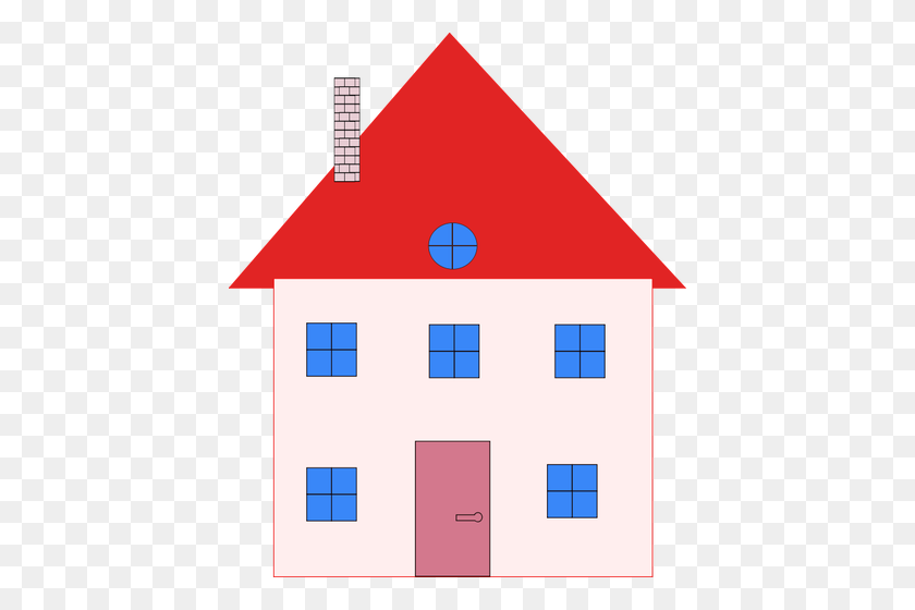 420x500 House Clip Art Drawing - House Images Clip Art