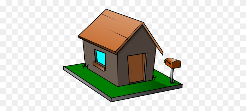 408x318 House Clip Art Free Images Free Clipart Images - Home For Sale Clipart