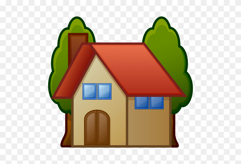 512x512 House Clipart Emoji - X Emoji PNG
