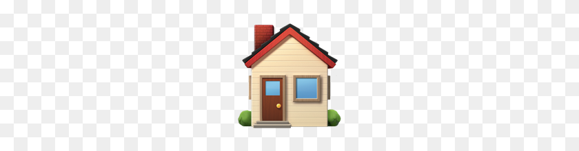 160x160 House Emoji On Apple Ios - House Emoji PNG