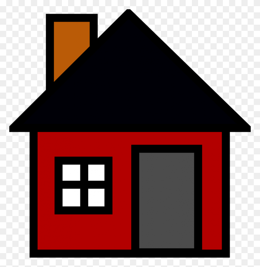 958x989 House Free Stock Photo Illustration Of A Red House - Washington Dc Clipart