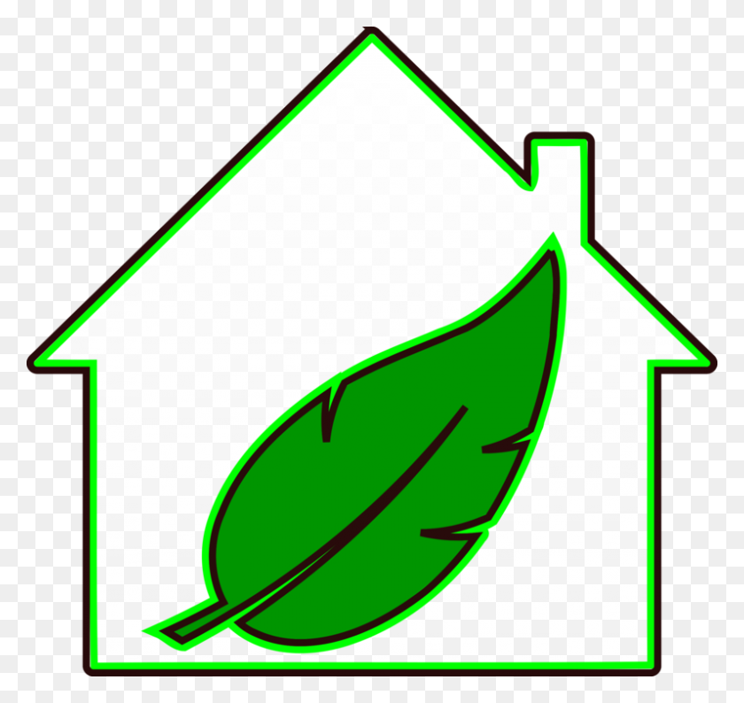 796x750 Логотип Дом Зеленый Дом Эффективное Использование Энергии - Клипарт Возобновляемых Источников Энергии