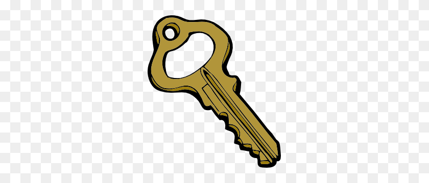261x299 House Key Clipart - Locksmith Clipart