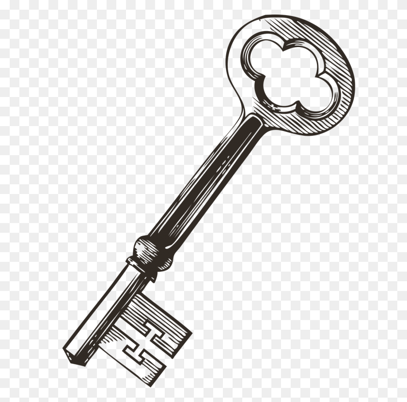1280x1262 House Keys Clip Art - Vintage Key Clipart