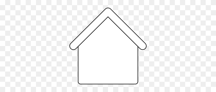 300x300 House Outline Cliparts - House Outline PNG
