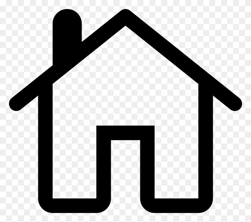 980x858 House Outline Png Icon Free Download - House Outline PNG