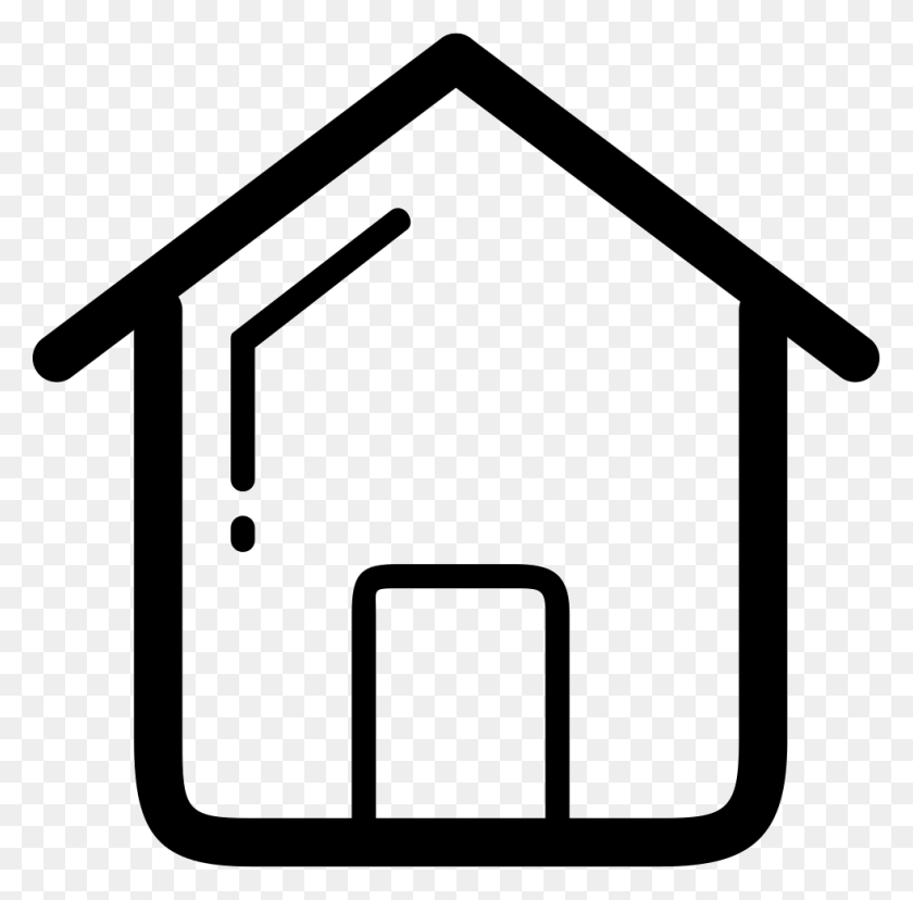 981x966 House Outline Png Icon Free Download - House Outline PNG