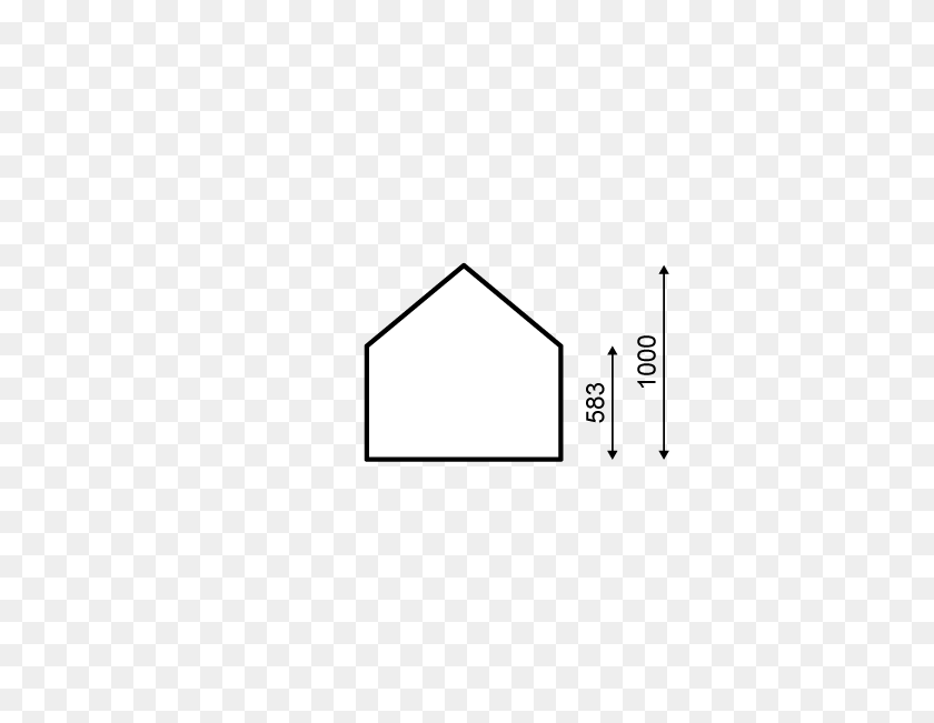 591x591 House Outline Png Loadtve - House Outline PNG