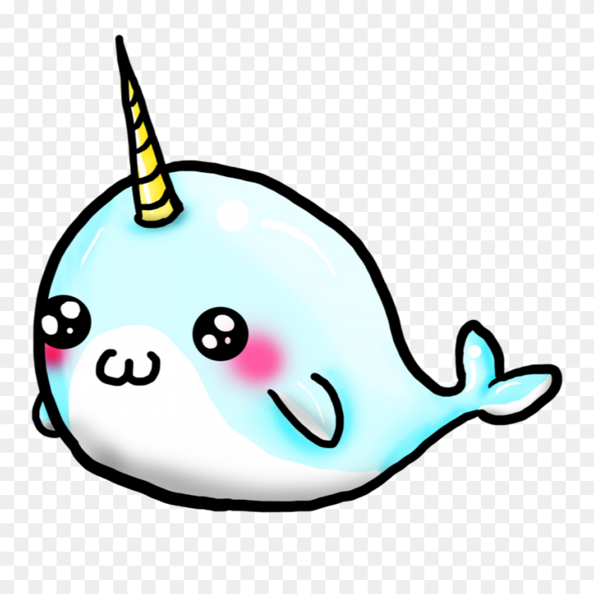 900x900 House Owner Ross - Cute Narwhal Clipart
