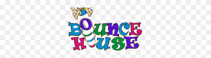 300x172 House Party Clip Art Image Information - Bouncy House Clipart