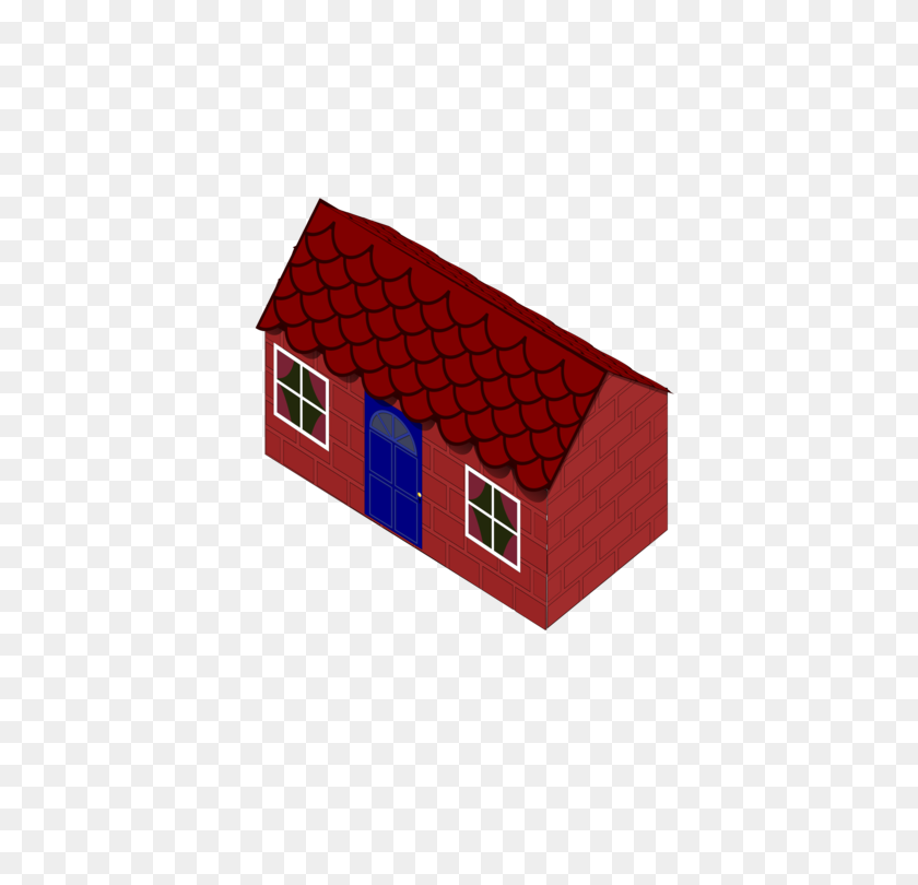 530x750 House Roof Building Architect Bungalow - Red Barn Clipart