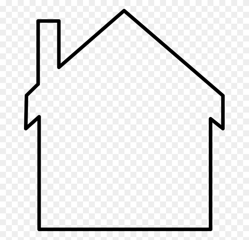 677x750 House Roof Color - Roof Clipart Black And White