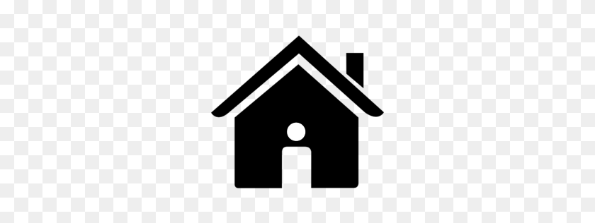 256x256 House Silhouette Picture - House Silhouette PNG