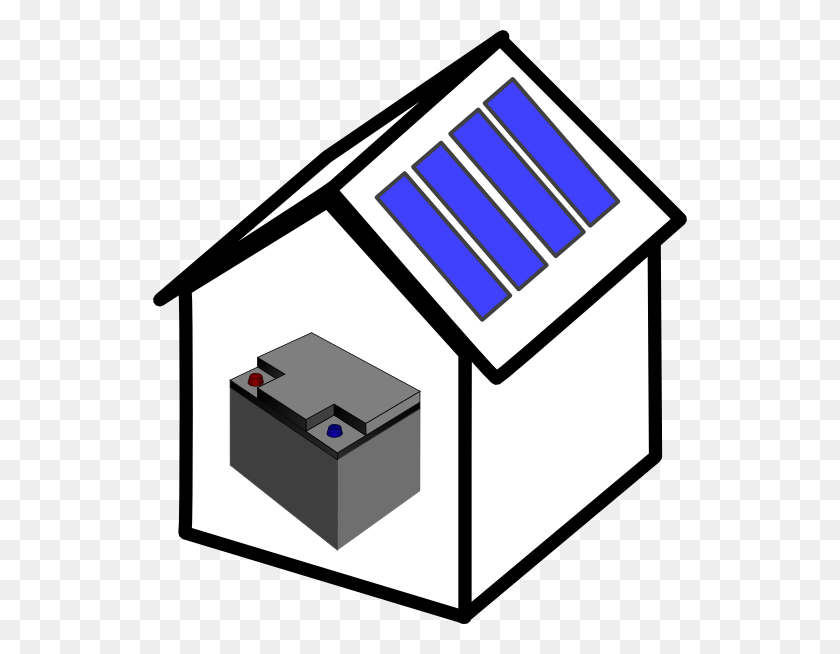 534x594 House Solar Battery Clip Art - Battery Clip Art