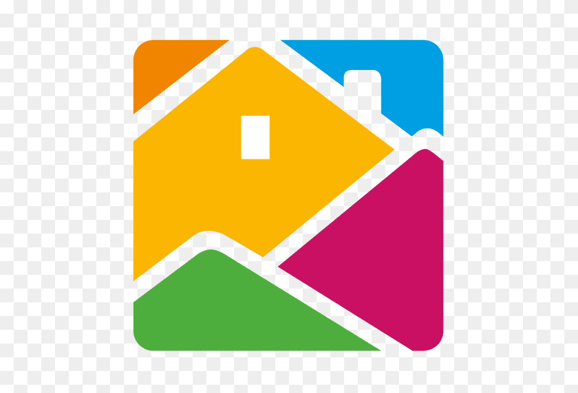 512x512 House Triangles Icon - Triangles PNG