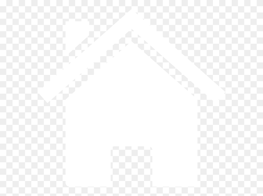600x568 House White Clip Art - Gingerbread House Clipart Black And White