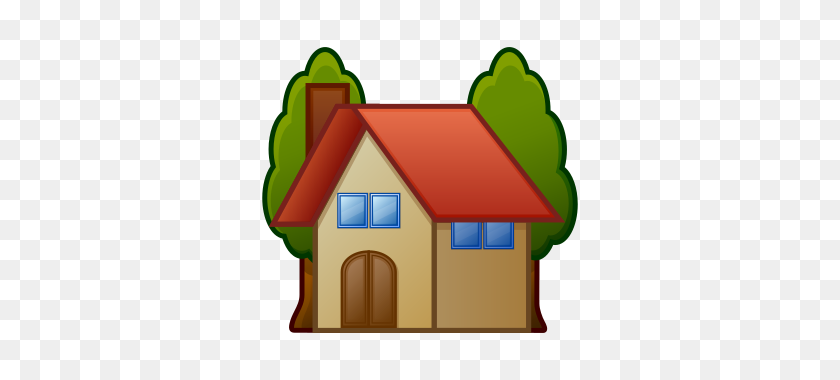 320x320 Casa Con Jardín Emojidex - Casa Emoji Png