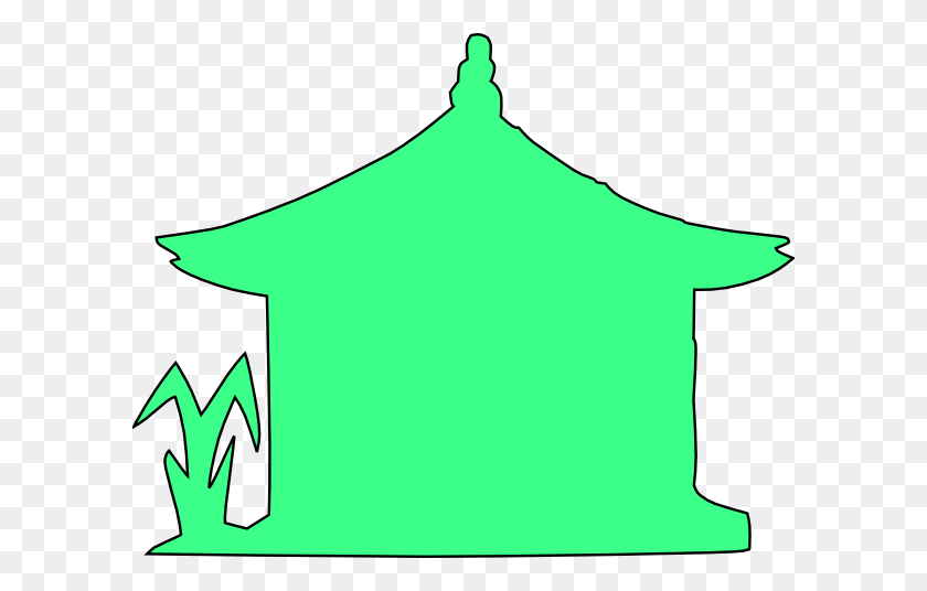 600x476 House With Plants Outline Clipart Png For Web - Outline Of House Clipart