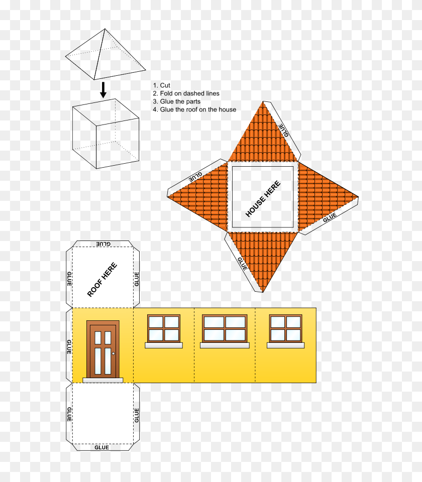 636x900 House With Trees Vector File, Vector Clip Art - Halloween House Clipart
