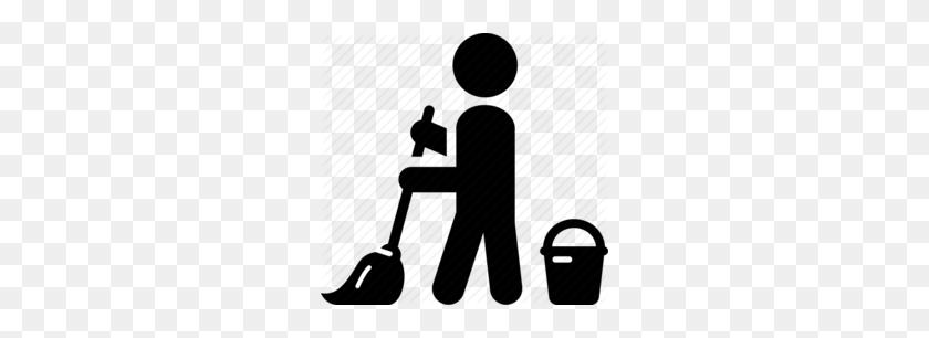 260x246 Housekeeping Area Clipart - Cleaning Supplies Clipart