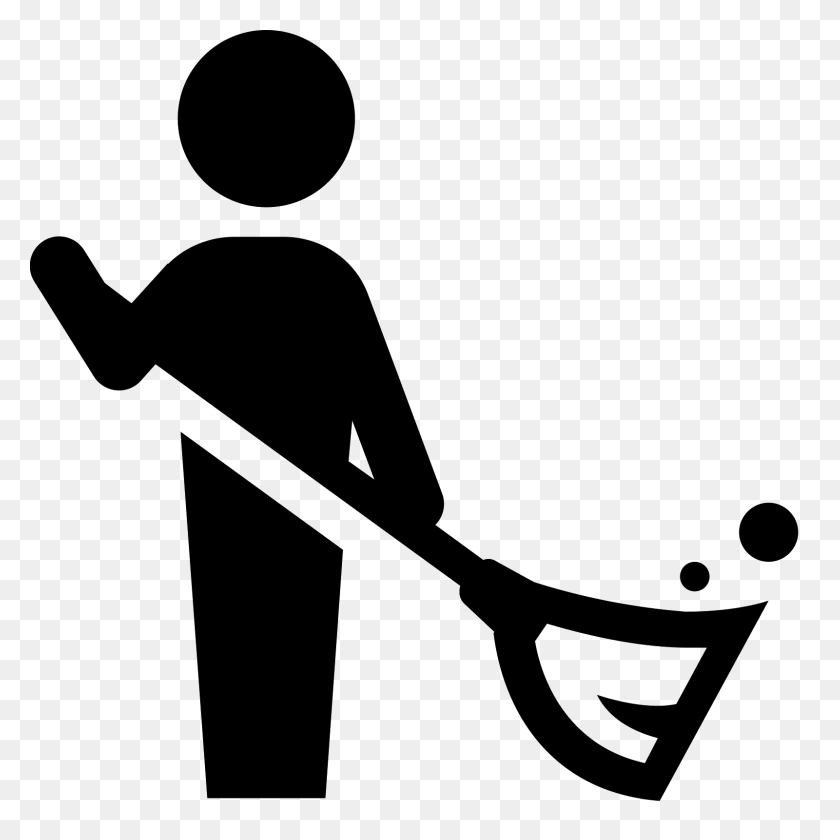 1600x1600 Housekeeping Clipart Sweep Mop - Mop Clipart Black And White