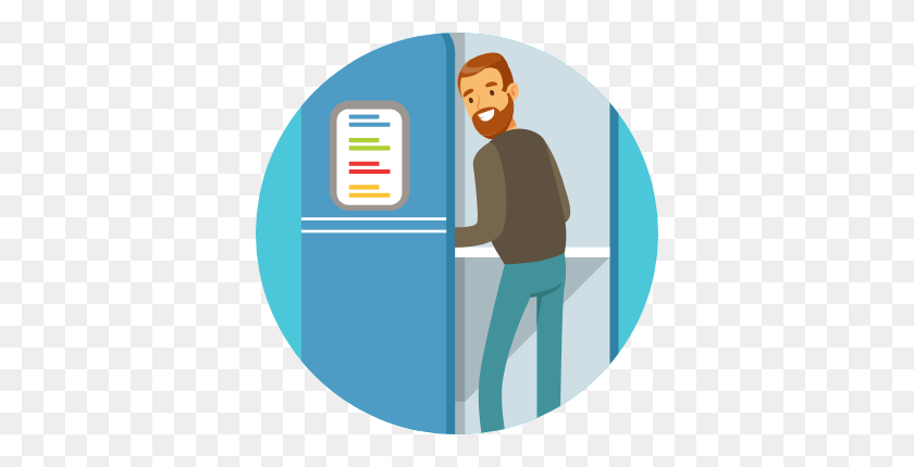 370x370 How It Works - Voting Booth Clipart
