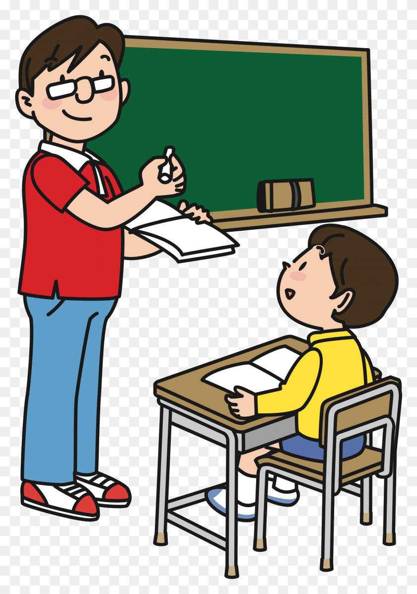 1629x2376 How Publishing A Classbook Promotes Teamwork In The Classroom - Teacher And Student Clipart