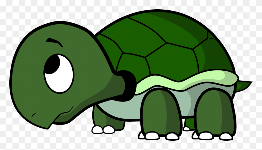1366x740 How To Draw A Cartoon Turtle Central Png - Tortoise PNG