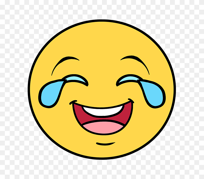 680x678 Cómo Dibujar Un Emoji Llorando Riendo - Cry Laugh Emoji Png