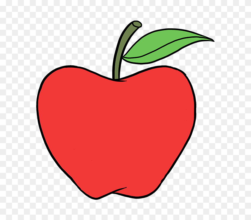 680x678 How To Draw An Apple Really Easy Drawing Tutorial - Johnny Appleseed Clipart