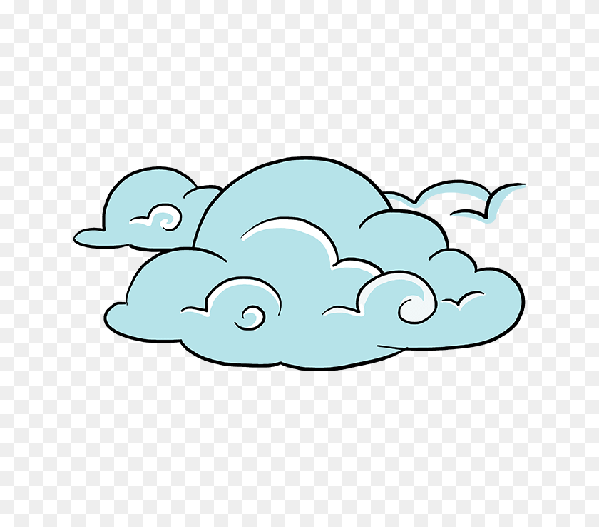 680x678 Cómo Dibujar Nubes - Cirrus Clouds Clipart