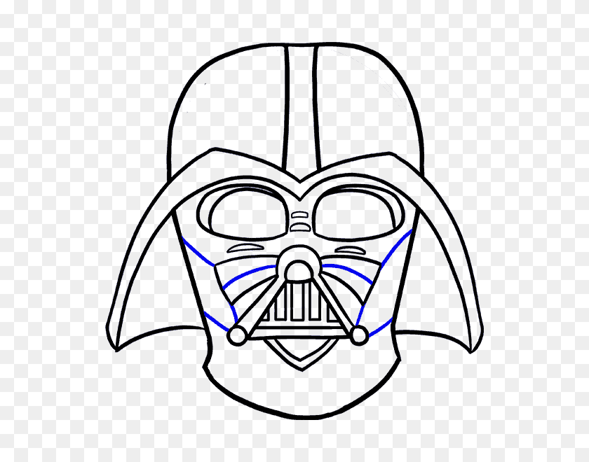 678x600 Cómo Dibujar A Darth Vader En Unos Sencillos Pasos Guías De Dibujo Fáciles - Darth Vader Clipart