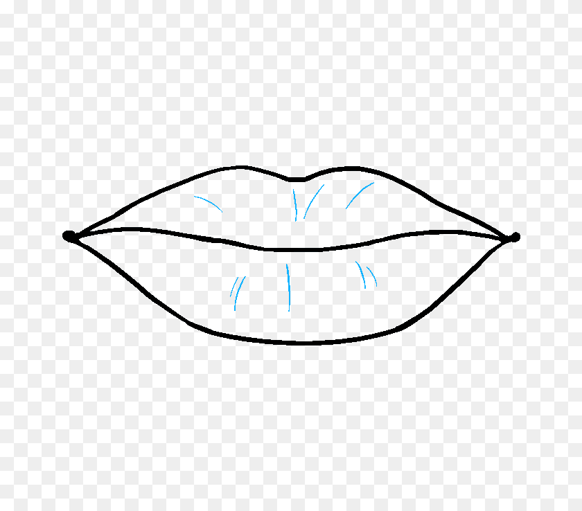 How To Draw Lips Really Easy Drawing Tutorial Lips Black And White