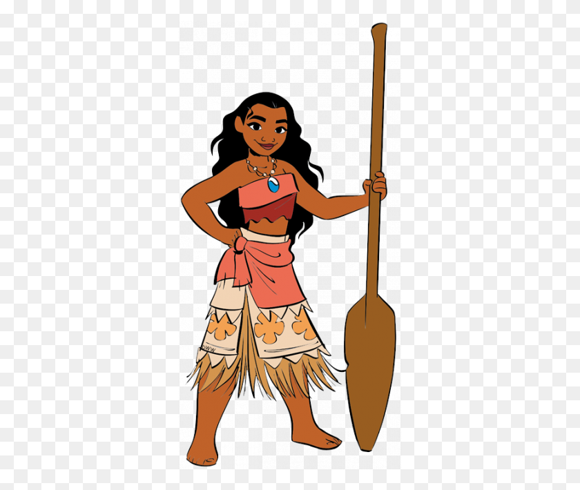 324x650 How To Draw Moana And Coloring Book - Moana Clipart Black And White