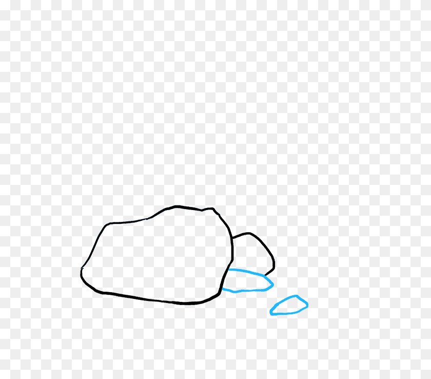 680x678 How To Draw Rocks - Rock Texture PNG
