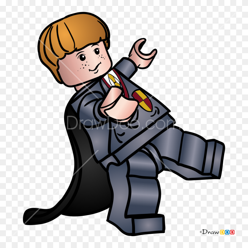 997x998 How To Draw Ronald Weasley, Lego Harry Potter - Ron Weasley Clipart