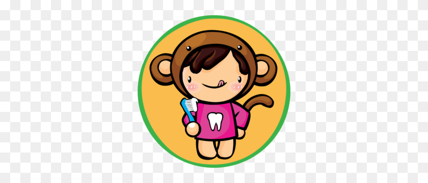 300x300 How To Ensure Your Child Is Ready For A Visit To The Dentist - Girl Brushing Teeth Clipart