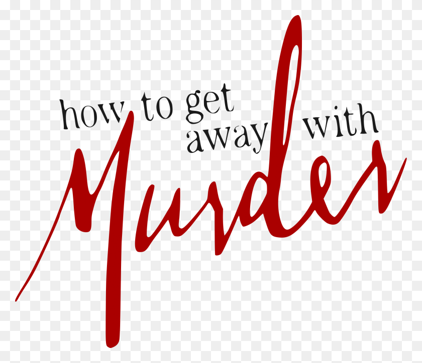 2000x1703 How To Get Away With Murder Logo - Murder PNG