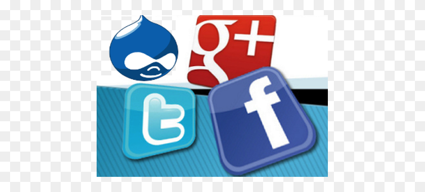 550x320 How To Link Social Sharing Buttons Or Your Drupal User Account Bio - Social Media Buttons PNG