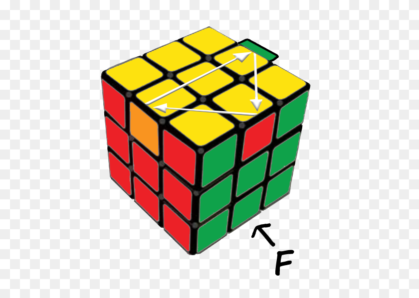 446x538 Cómo Afeitarse Segundos Resolviendo El Aspecto De Un Cubo De Rubik - Rubix Cube Clipart