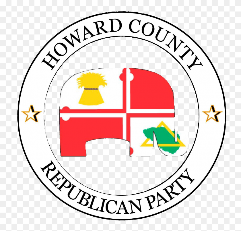 2024x1931 Центральный Комитет Республиканской Округа Ховард - Республиканский Логотип Png