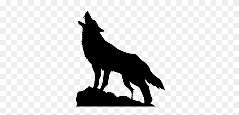 510x346 Howling Wolf - Wolf PNG Logo