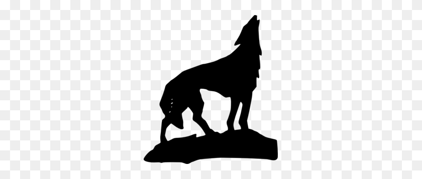 267x297 Howling Wolf Clip Art - Howling Wolf Clipart
