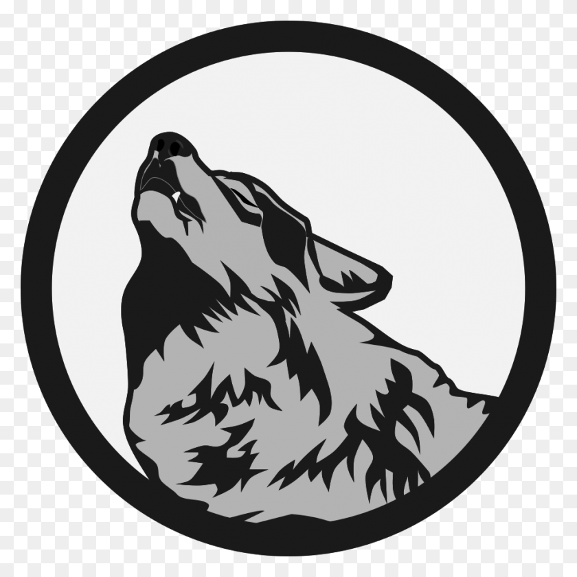 917x917 Howling Wolf Logo - Howling Wolf PNG