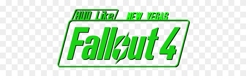 500x200 Hud Like Fallout - Fallout 4 Logo PNG