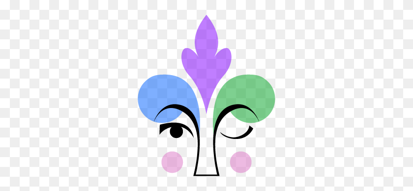 280x329 Hue Dat Face Painting Face Painting For New Orleans - Face Paint PNG