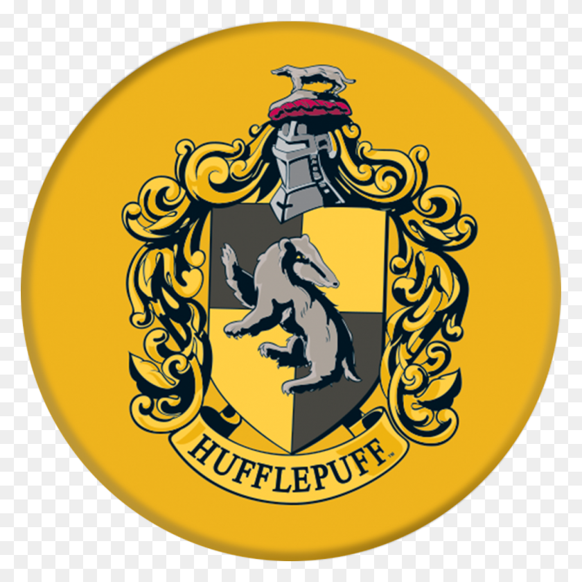 1000x1000 Hufflepuff Logos - Hufflepuff Crest PNG