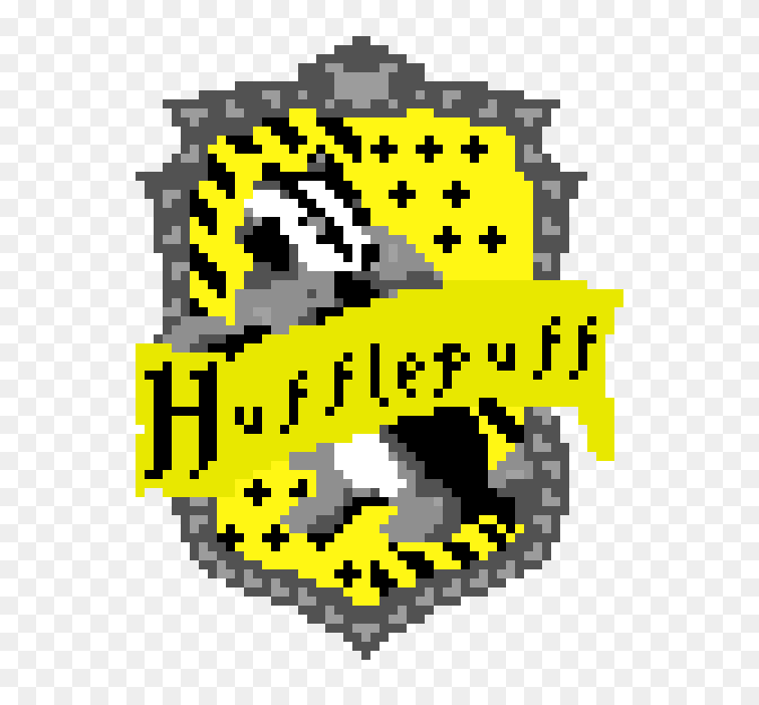 640x720 Hufflepuff Pixel Art Maker - Hufflepuff Png