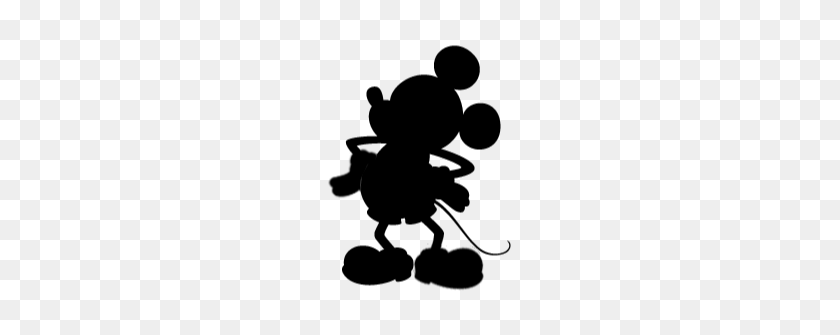200x275 Huffy - Mickey Mouse Silhouette PNG