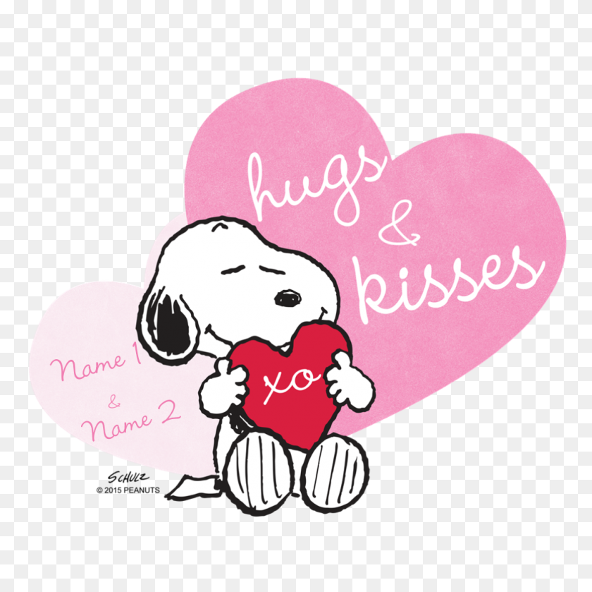 1000x1000 Hug Clipart Snoopy, Hug Snoopy Transparent Free For Download - Snoopy Clip Art